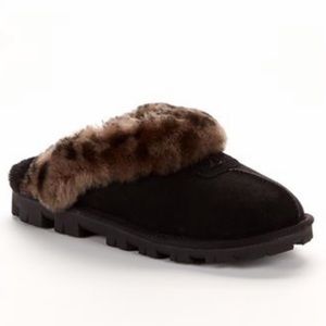 Ugg Australia Coquette Leopard Black Women’s 9